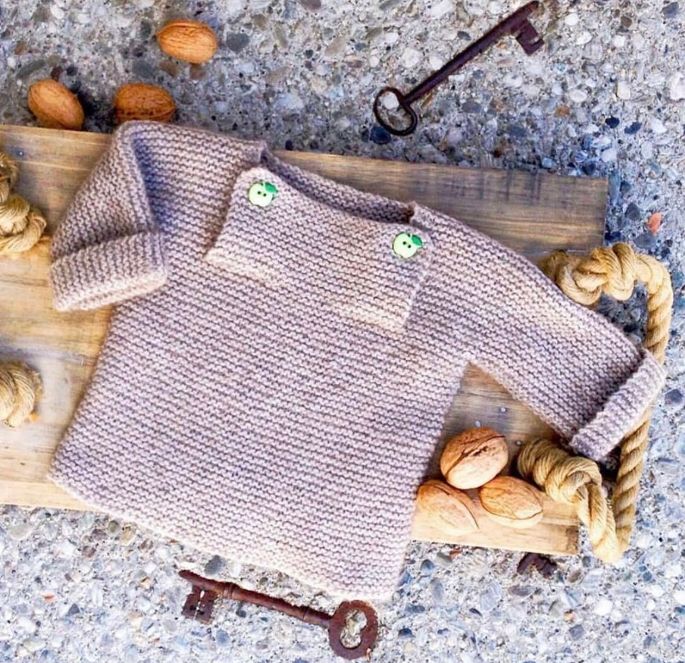 Tab Front Jumper | Touch Yarns #006