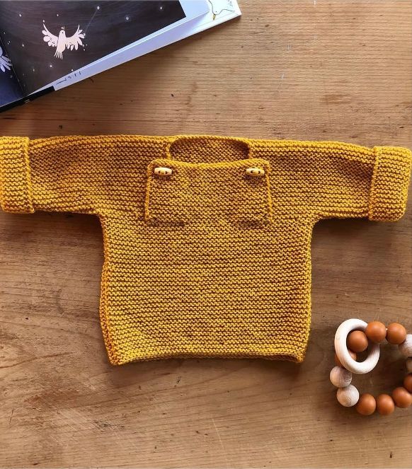 Tab Front Jumper | Touch Yarns #006