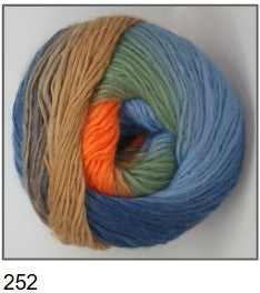Rainbow Spun 8ply Acrylic