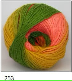 Rainbow Spun 8ply Acrylic