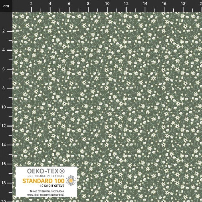 Petite Meadows | Flowers Tiny Cluster | White/Green 4512-050