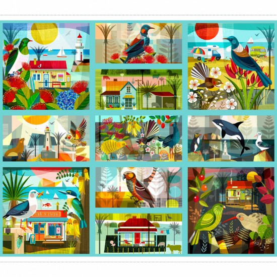 Kiwiana Take & Create 95cm Panel | Summer Playground