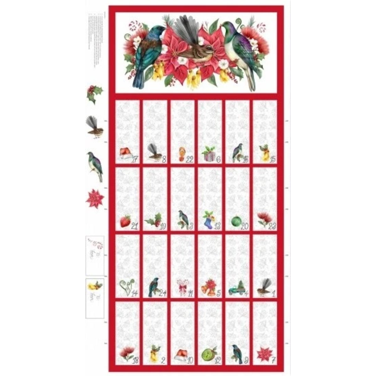 Festive Advent Calendar 60cm Panel 82230-101