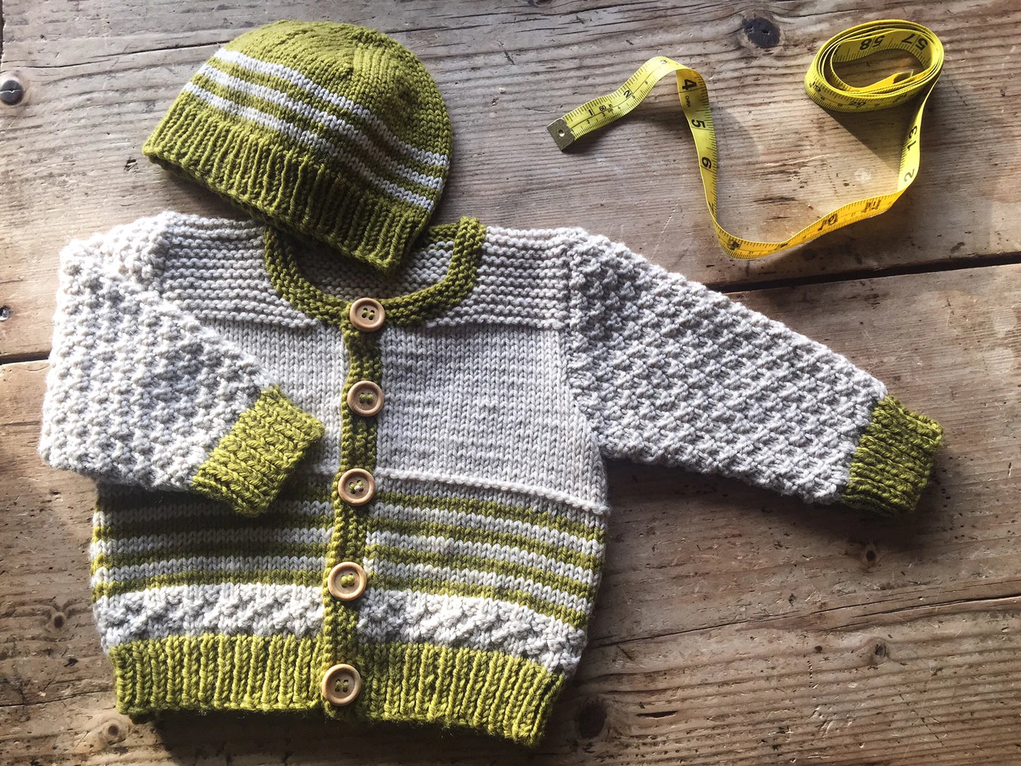 Eden Cardi & Beanie 8ply | Lisa F Design - BC70