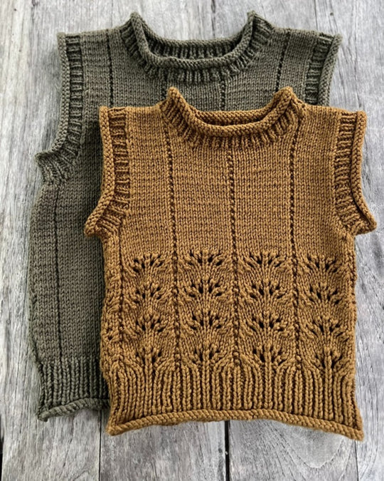 Billie Vest 8ply | The Kiwi Stitch & Knit Co