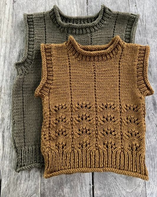 Billie Vest 8ply | The Kiwi Stitch & Knit Co