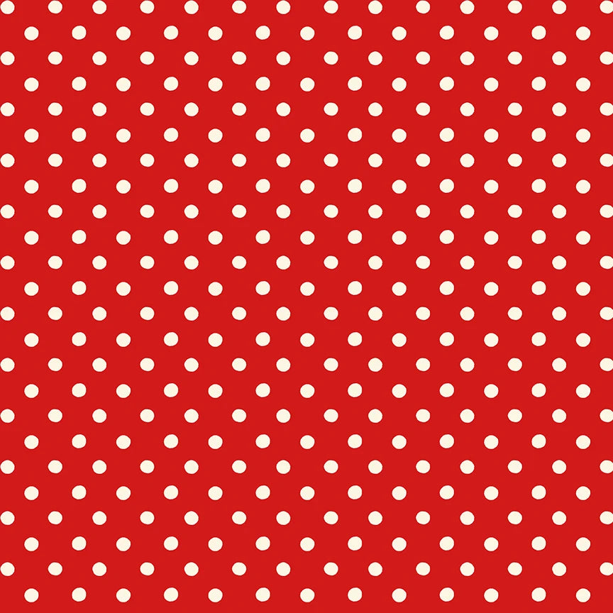Cath Kidston | Button Spot | C18374-Red