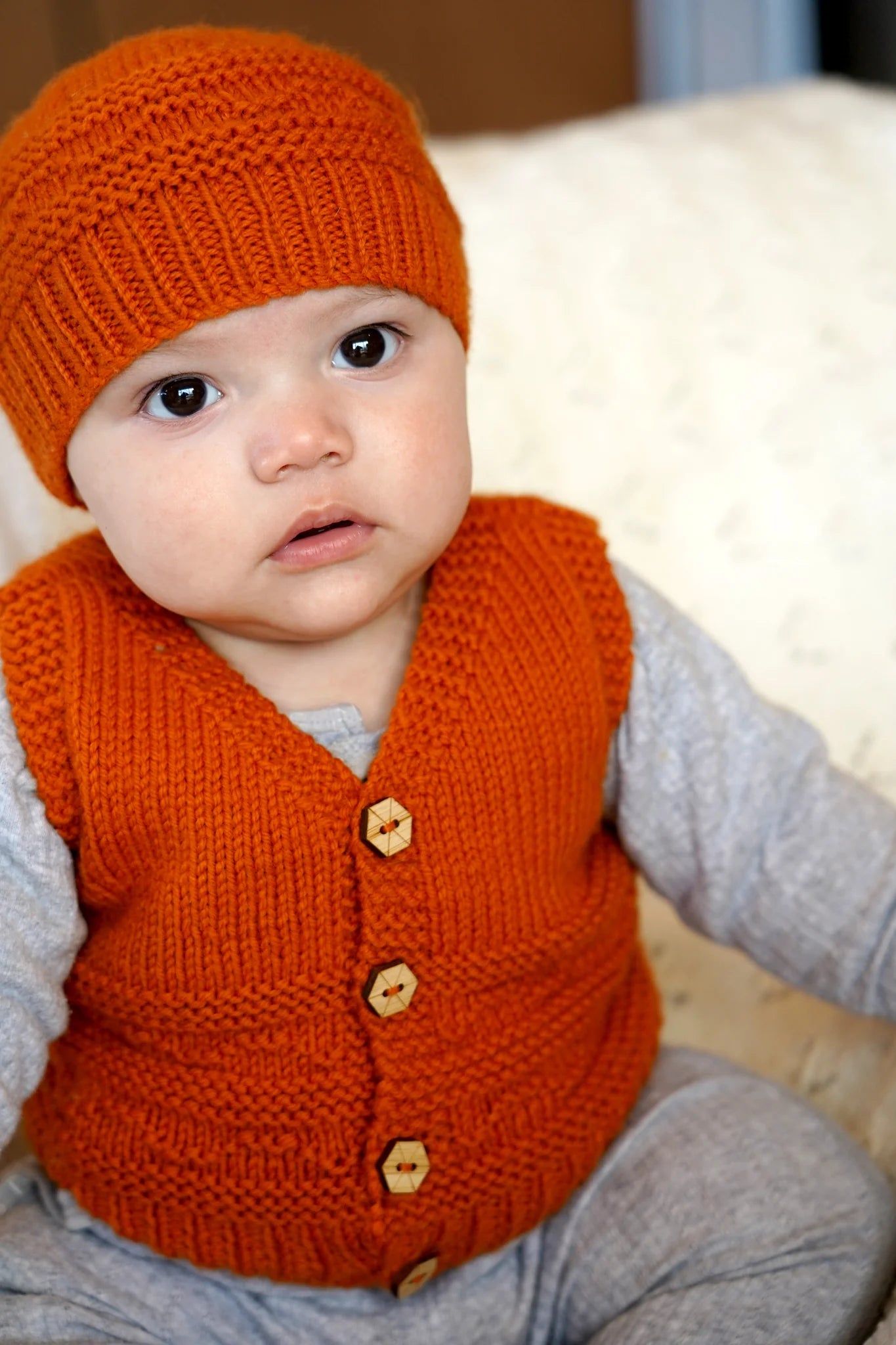 Finlay Vest & Hat 8ply | Lisa F Design BC145