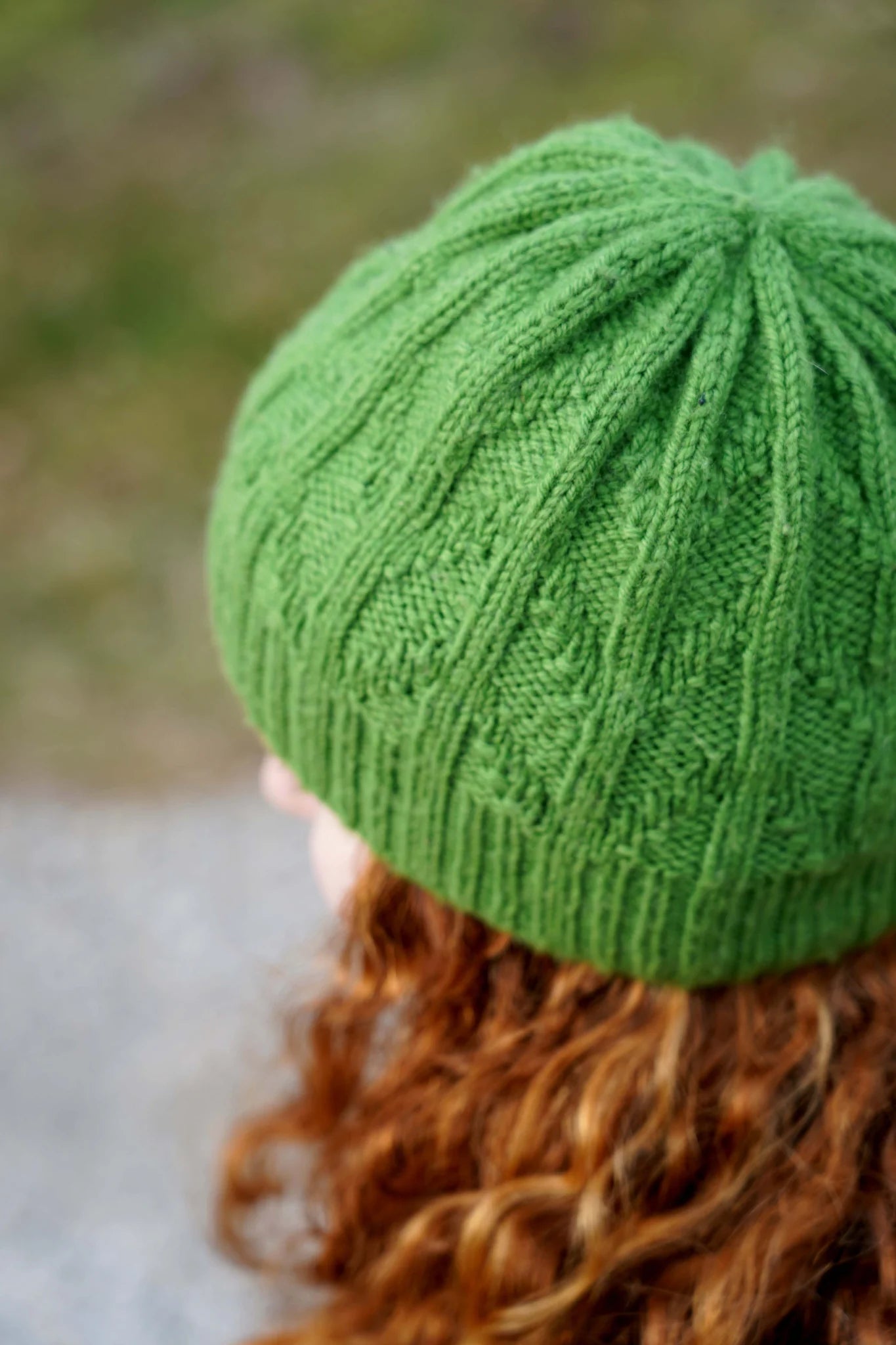 Green Hat 8ply | Lisa F Design HC52