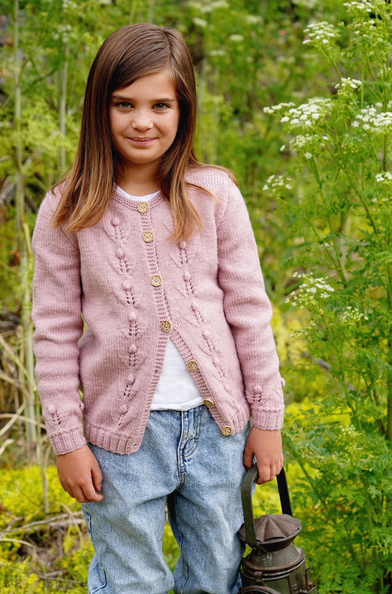 Verity Cardi Junior 8ply | Lisa F Design LF62