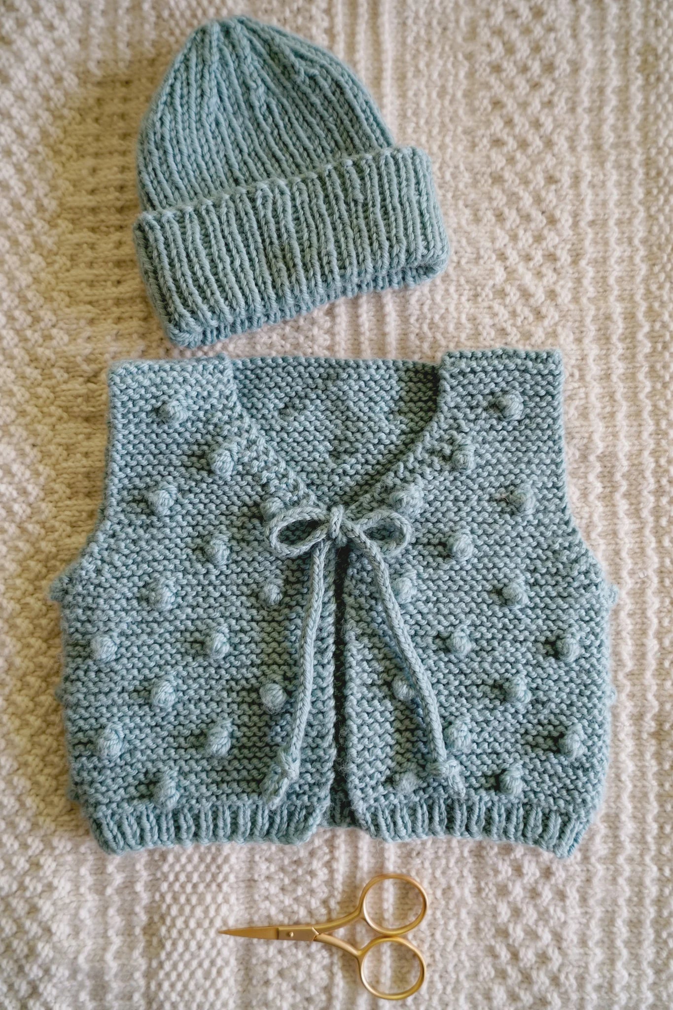 Blake Vest & Beanie 8ply | Lisa F Design BC102
