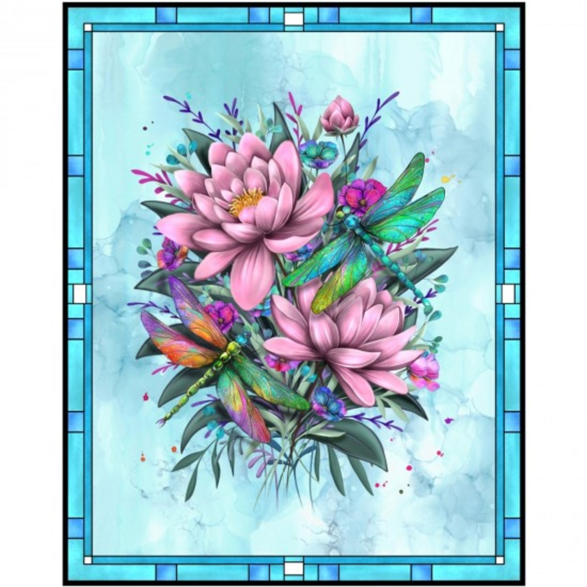 Dragonflies 90cm Panel 82030