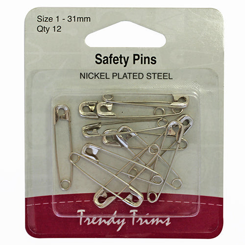 Safety Pins | Nickel