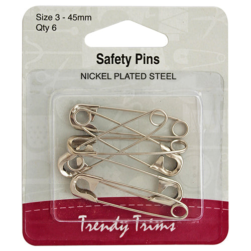 Safety Pins | Nickel