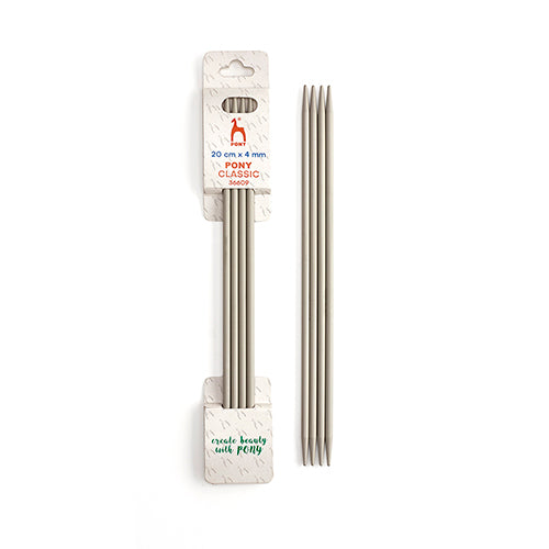 Pony Aluminium Double Point Needles – 20cm
