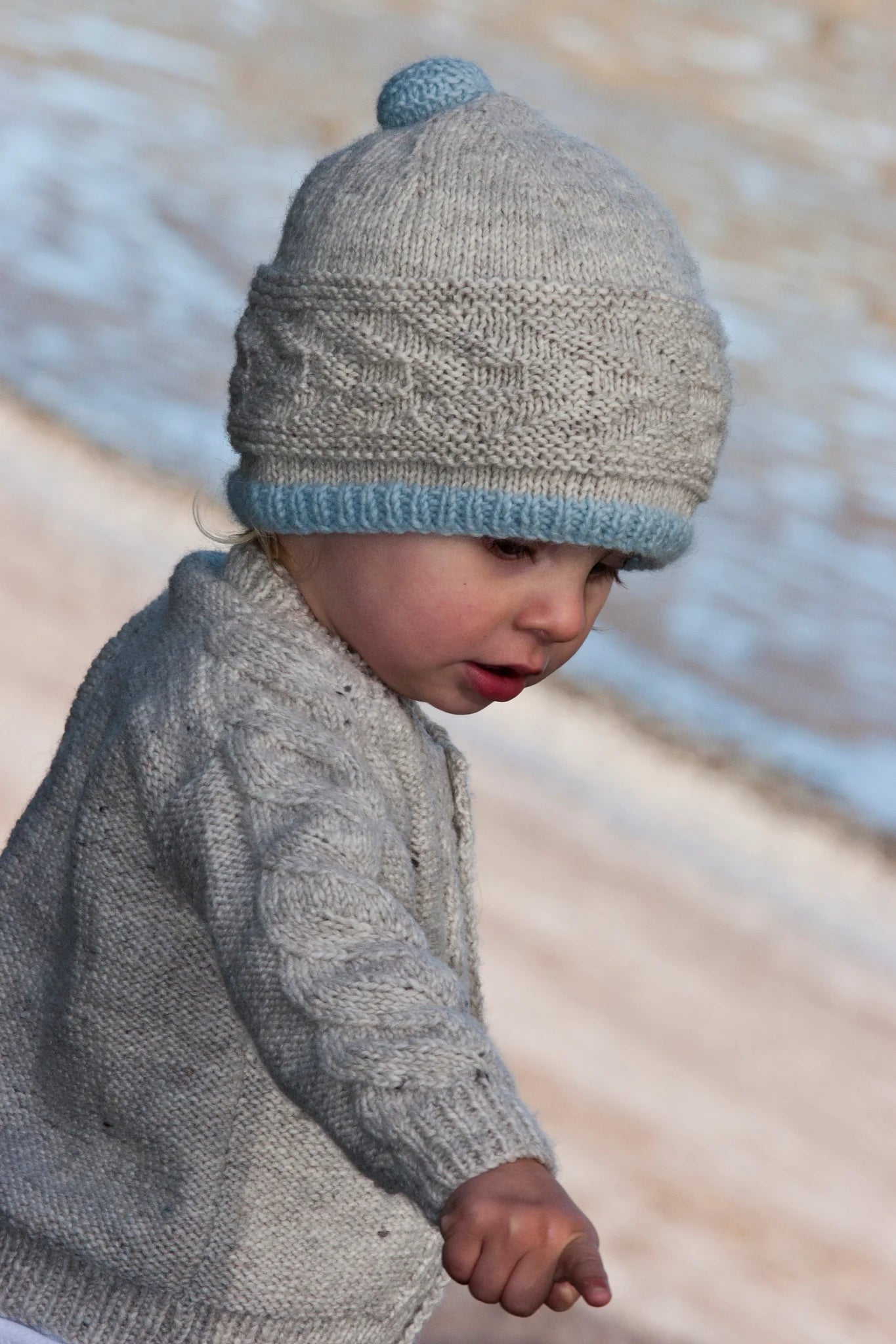 Cream Caramel Hat 8ply | Lisa F Design - LF22