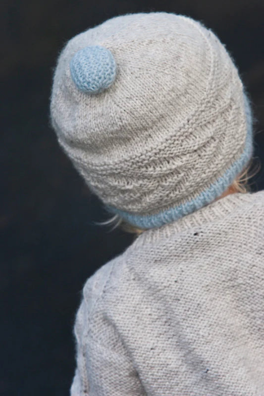 Cream Caramel Hat 8ply | Lisa F Design - LF22