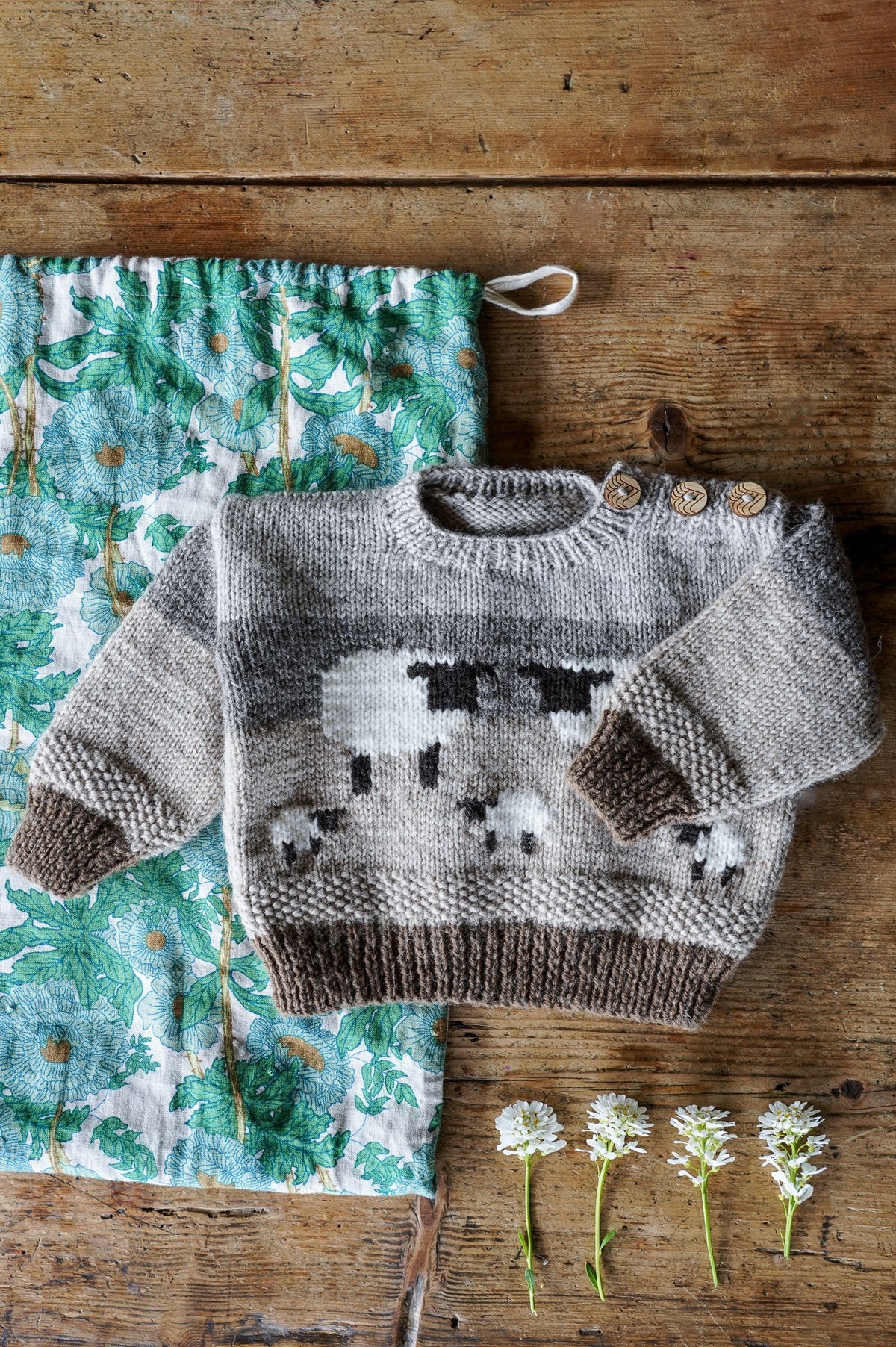 Counting Sheep Sweater 8ply | lisafdesign BC151
