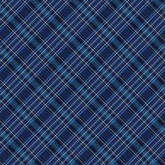 Owl Always Love You | Plaid | Navy CD3248