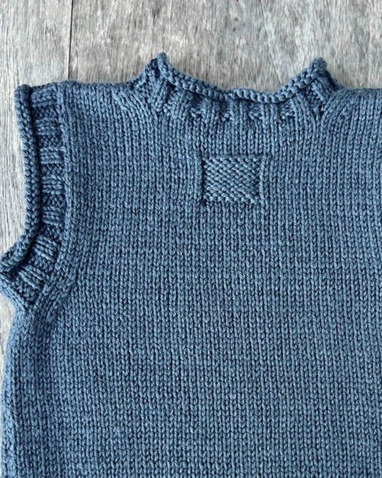Rudy Rolled Edge Vest & Hat | The Kiwi Stitch & Knit Co
