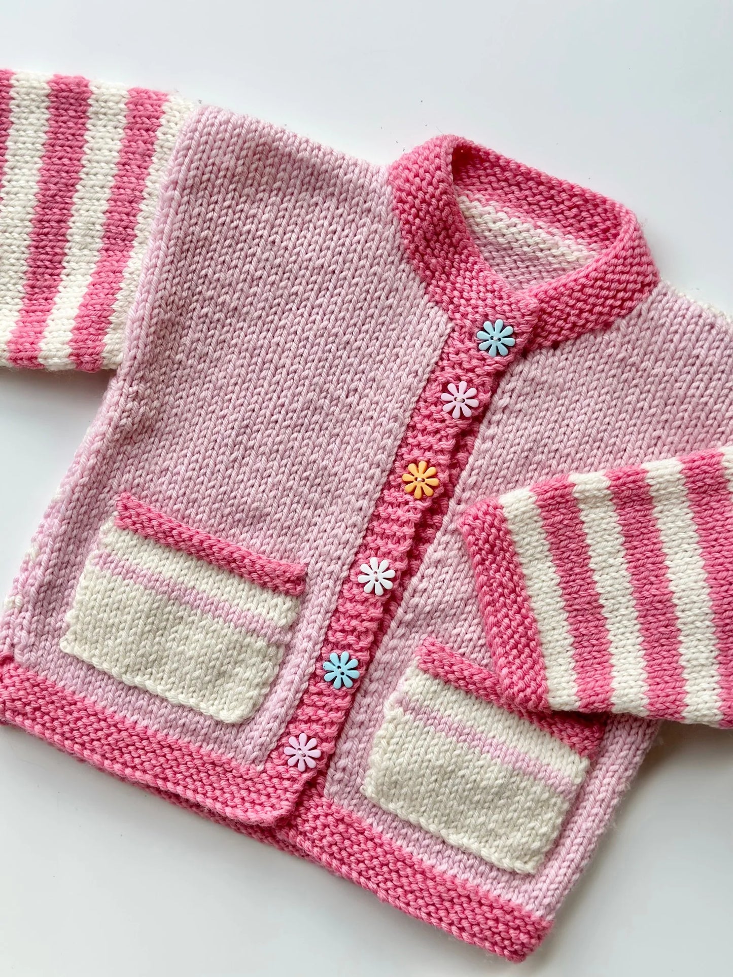 Little Rosa Cardy | Touch Yarns #066