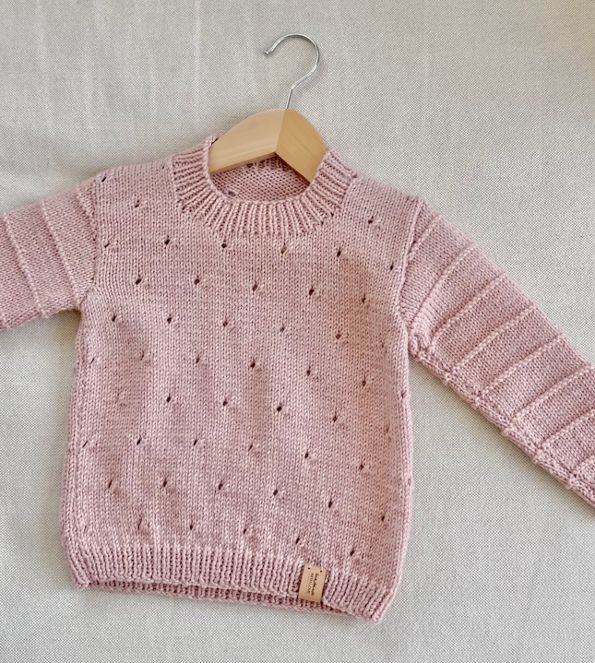 Eyelet Jumper | Touch Yarns #112