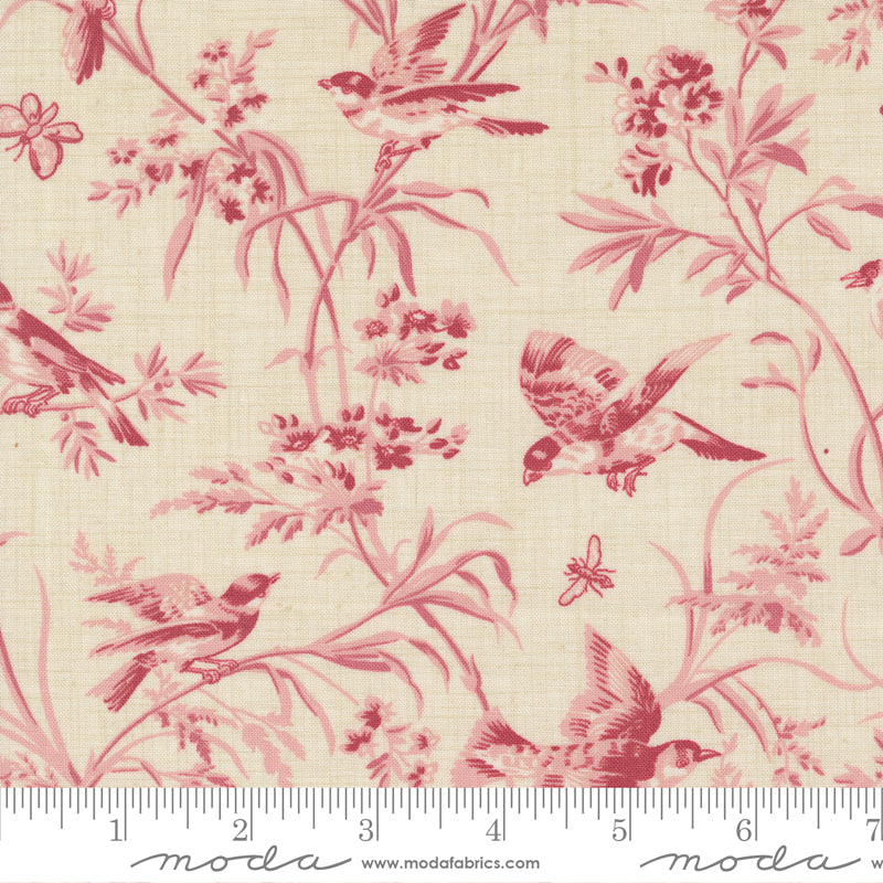 Antoinette Aviary De Trianon Pearl/Faded Red 13950 11