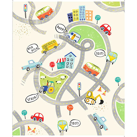 Vroom Vroom | Transportation Playmat 90cm Panel | 30826 E