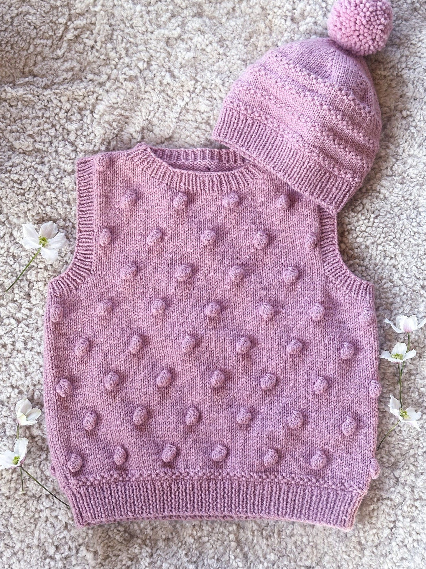 Freya Vest & Hat 8ply | Lisa F Design LF63
