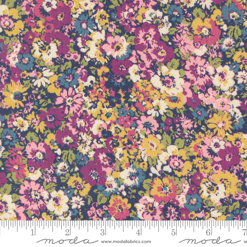 Chelsea Garden by Moda - LAWN | Garden Party - Navy 33744 11LW