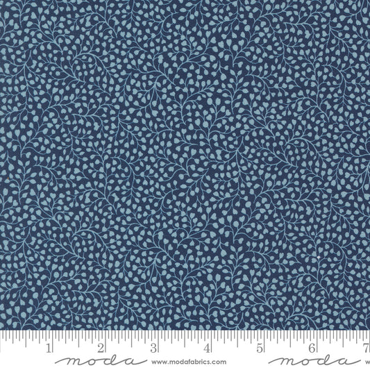 Chelsea Garden by Moda | Galivanting Garden - Ambling Vine - Navy 33748 12