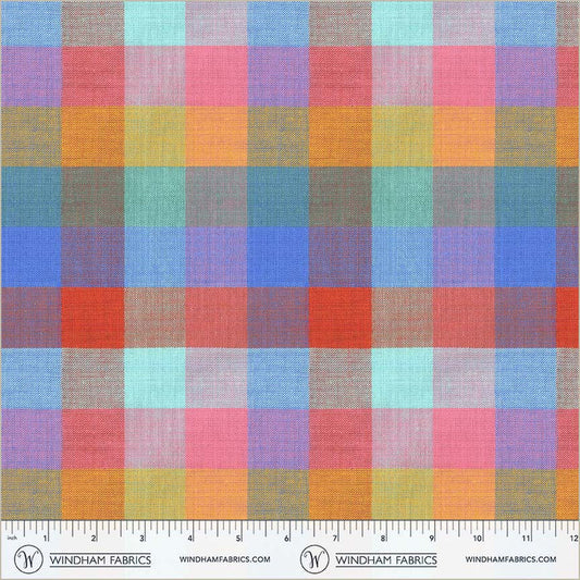 Cheerful Check 108" Wide Back | Multi 44180 108