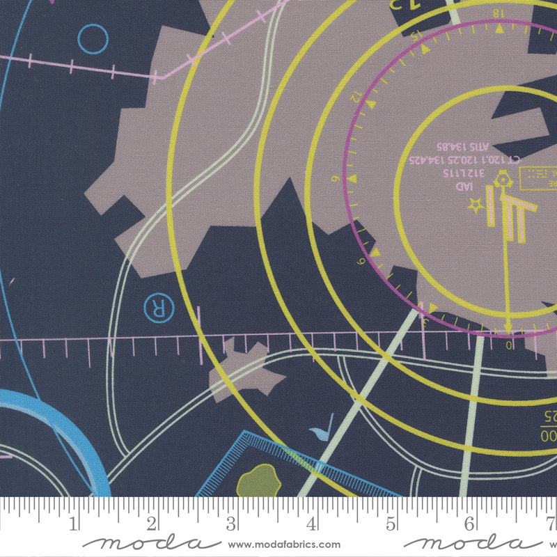 High Flight | VFR Chart Novelty Map | Navy 45060 18