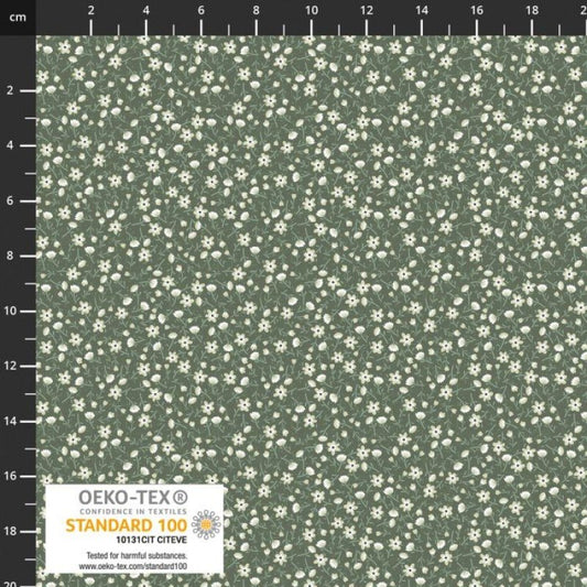Petite Meadows | Flowers Tiny Cluster | White/Green 4512-050