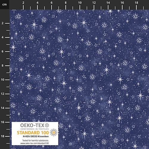 We Love Christmas | Stars & Dots | Blue/Silver | 4591-606