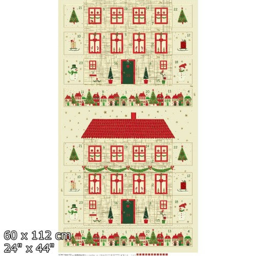 We Love Christmas | Advent Calendar 60cm Panel | 4595-293