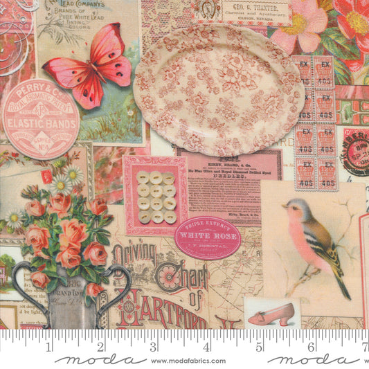 Curated in Color by Cathe Holden | Collage Patchwork Pink 7460 18