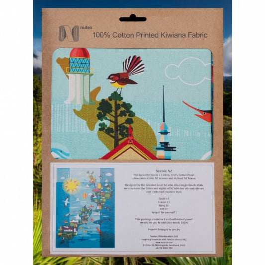 Kiwiana Take & Create 80cm Panel | Scenic NZ