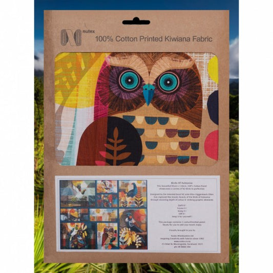Kiwiana Take & Create 95cm Panel | Birds of Aotearoa