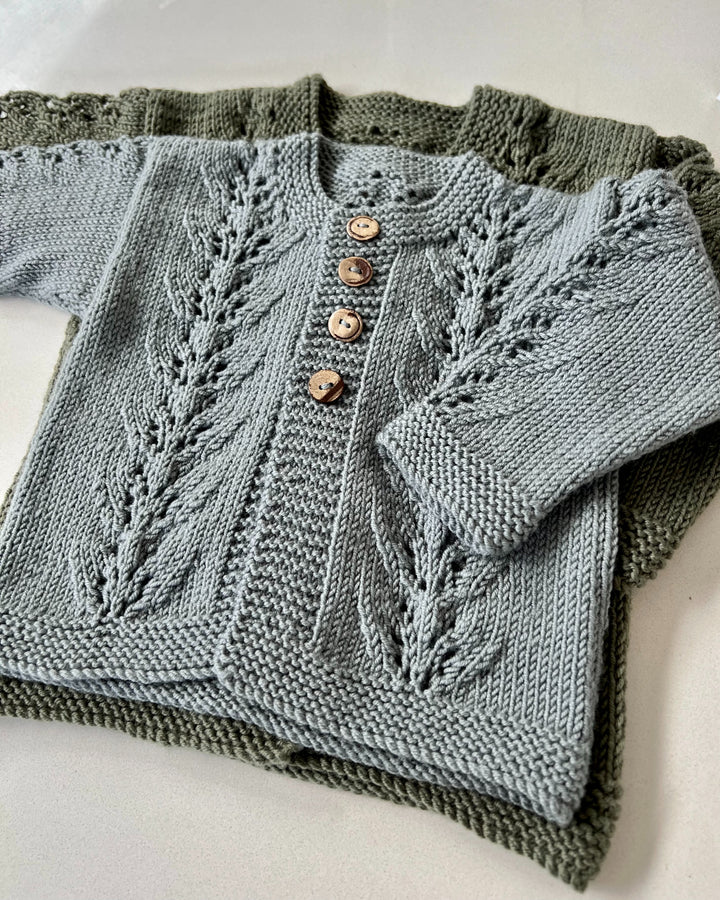 Abby Cardigan & Hat 8ply | The Kiwi Stitch & Knit Co