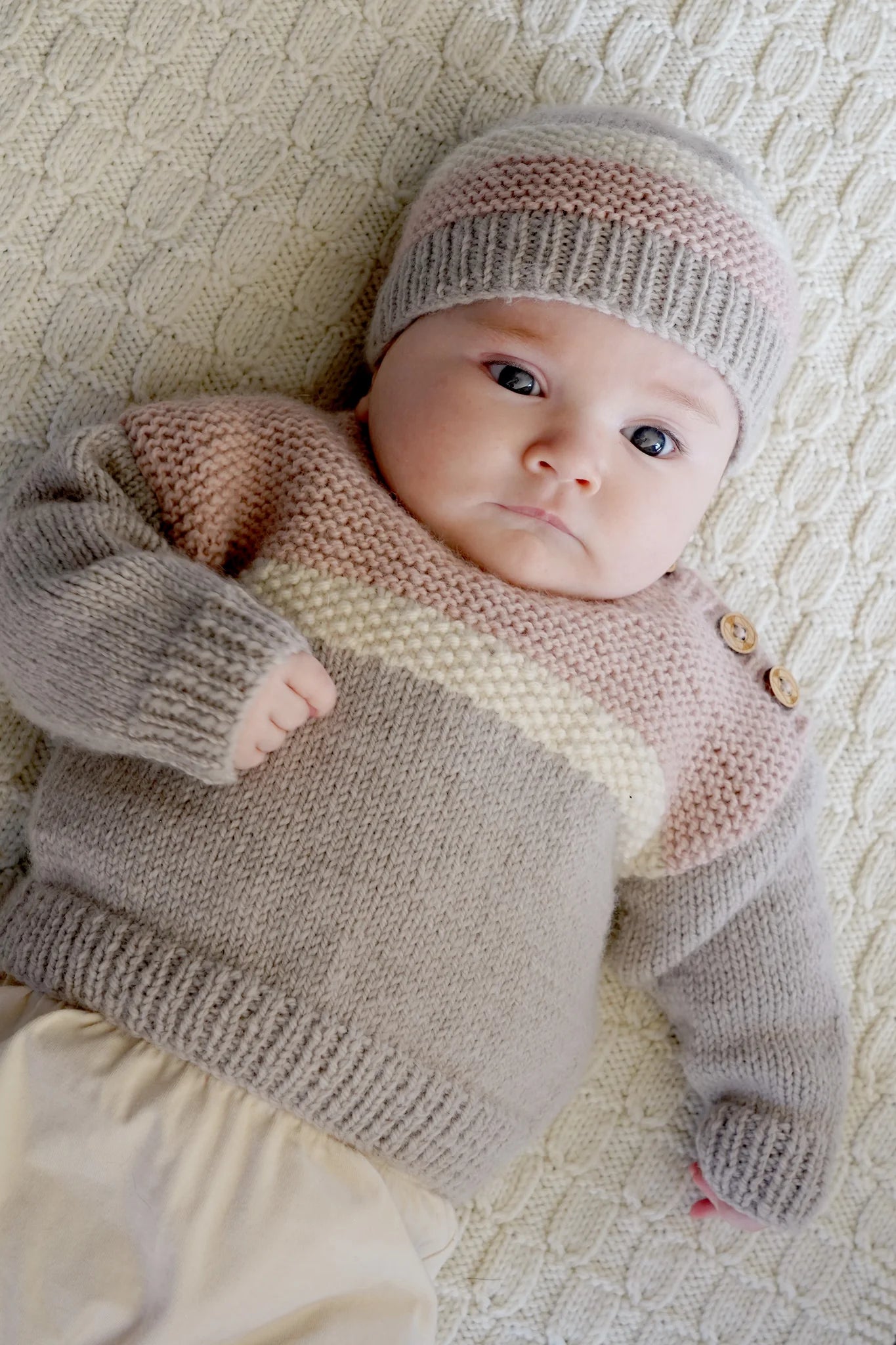 Aspen Sweater & Hat 8ply | Lisa F Design - BC112