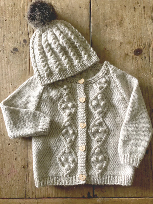 Riley Cardi & Hat 8ply