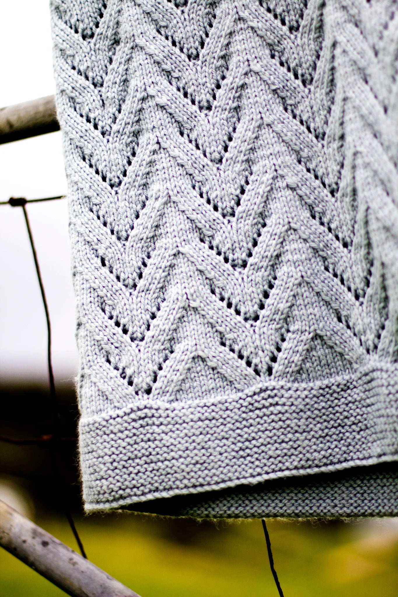Twisty Lace Blanket 8ply | Lisa F Design - BC11