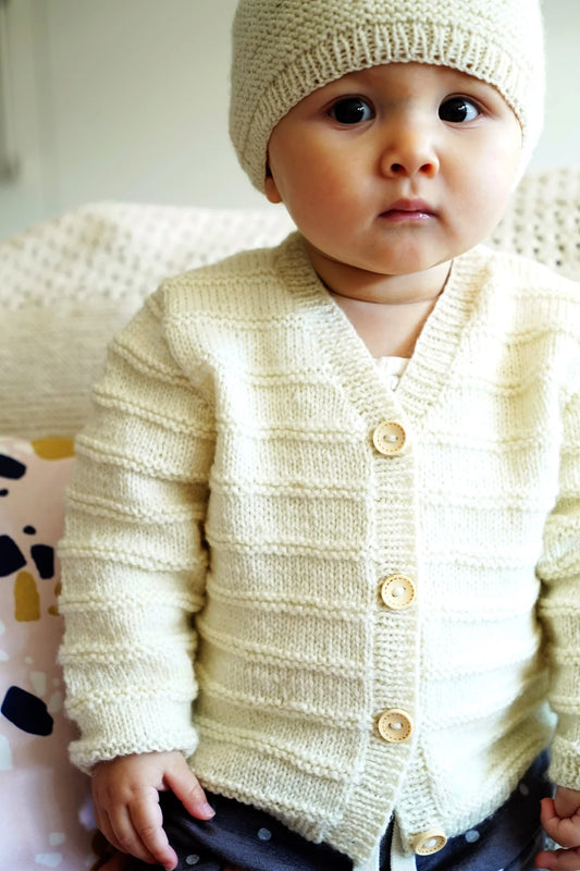 Augusta Cardi & Hat 4ply | Lisa F Design BC81