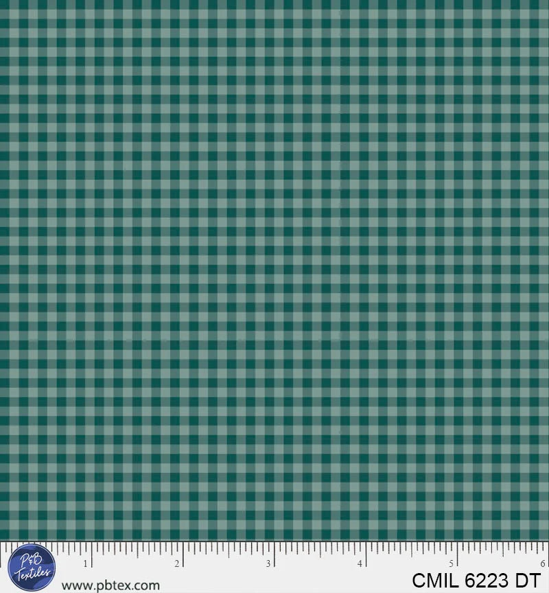 Cider Mill | Harvest Gingham | Teal CMIL6223DT