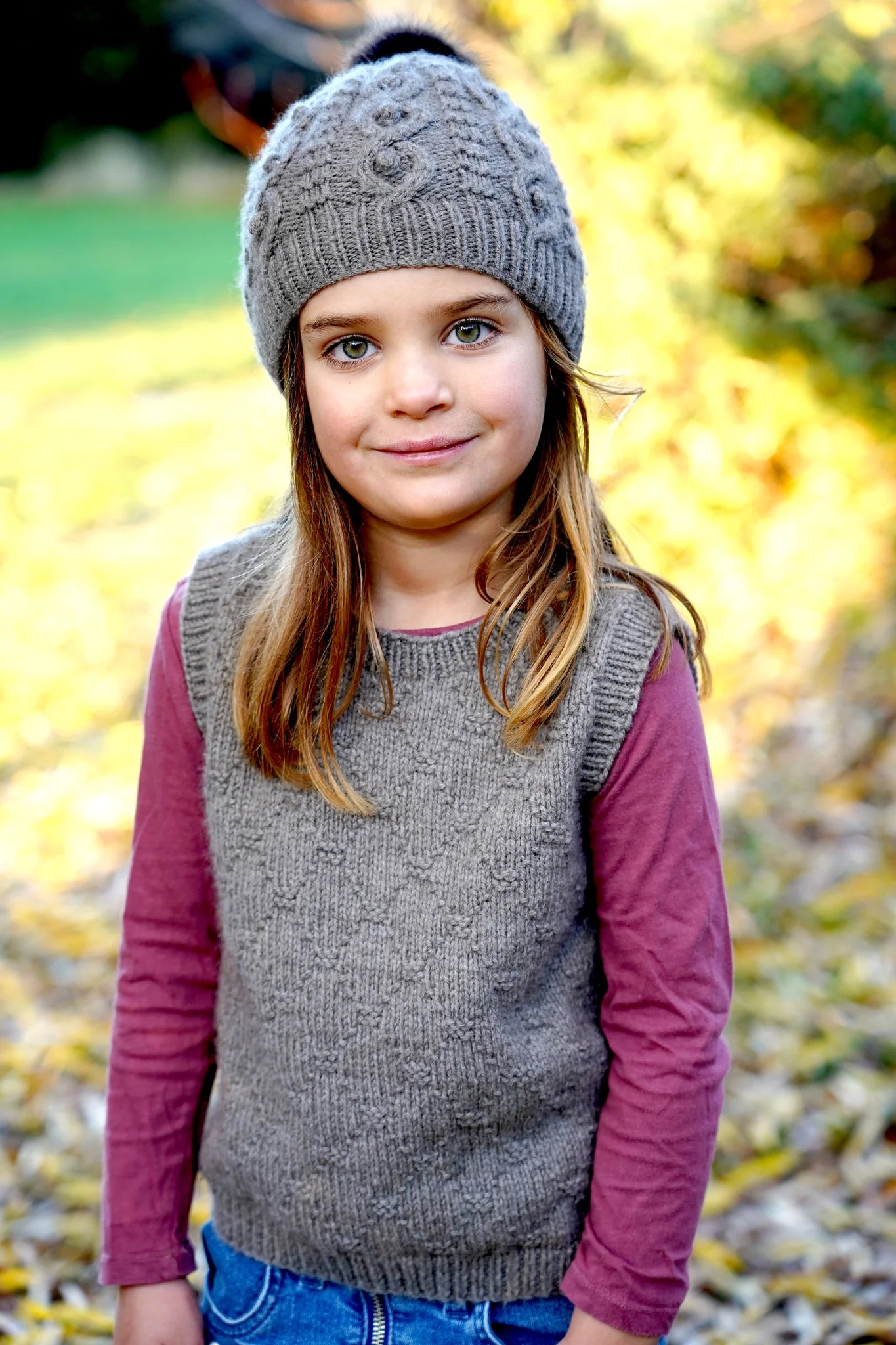 Vyna Vest and Hat 8ply | Lisa F Design - LF50