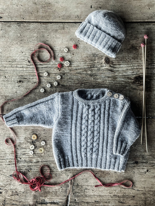 Whitley Sweater & Hat 5ply | Lisa F Design BC149