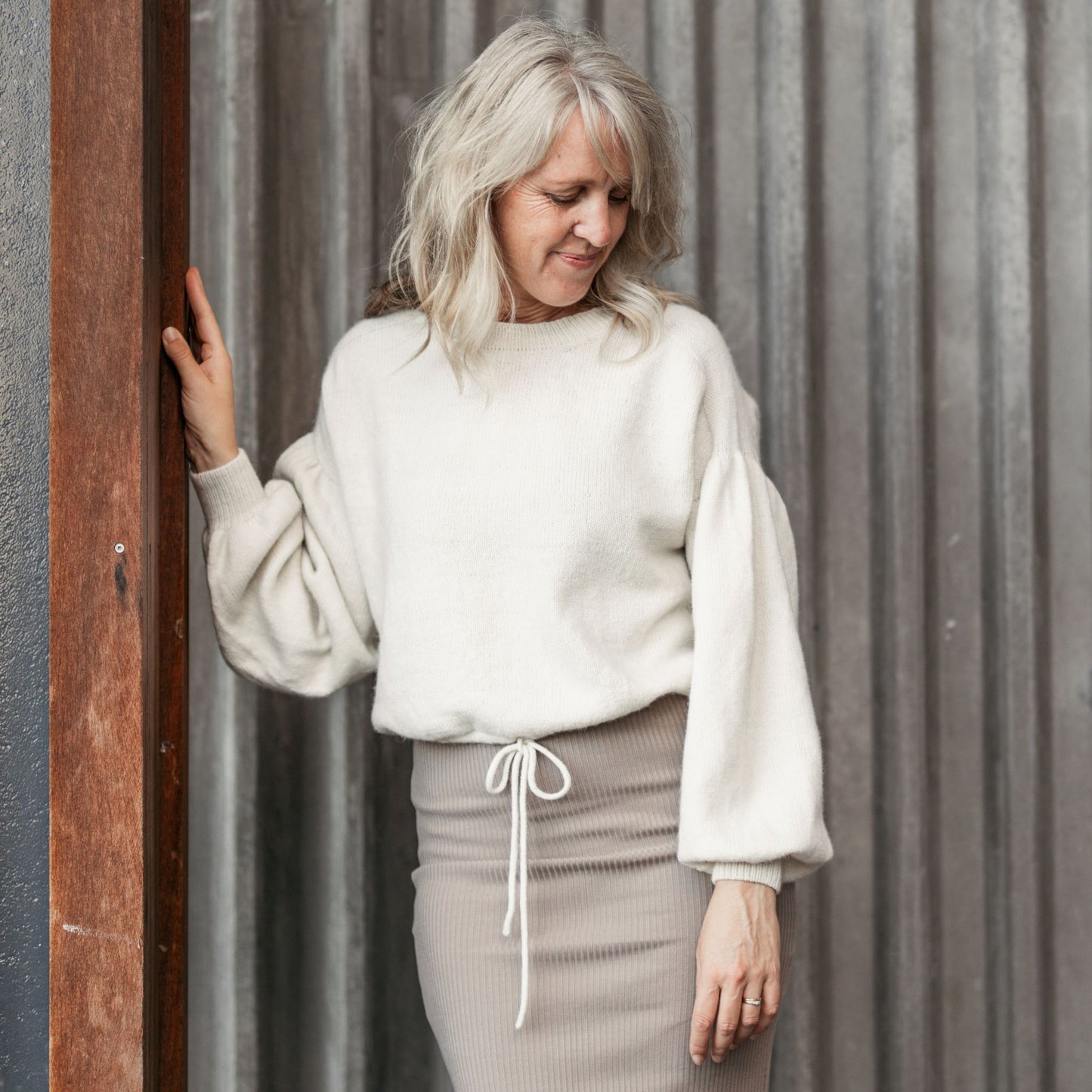 Gather Sleeve Sweater 4ply | Purl Foundry