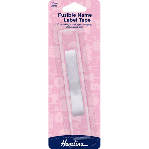 Fusible Name Label Tape