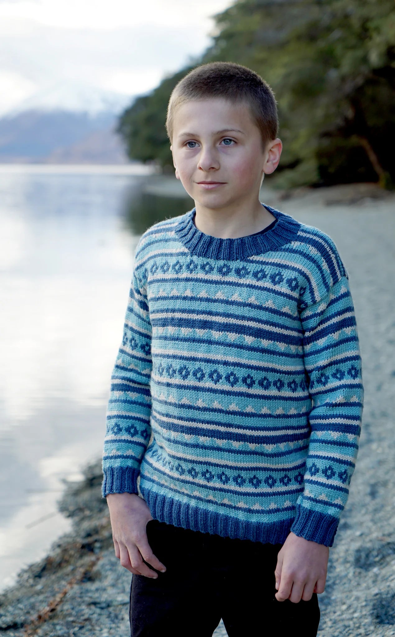 Finnegan Sweater 8ply | Lisa F Design - LF31